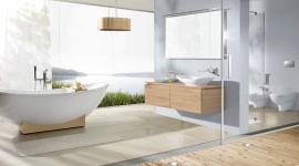 Villeroy & Boch w skandynawskim stylu Dom, LIFESTYLE - Doceń uroki symbiozy drewna i bieli oraz funkcjonalność nowoczesnych rozwiązań kolekcji My Nature oraz Legato Villeroy & Boch.