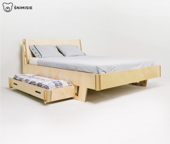 Wymarzone łóżko dla prawdziwych śpiochów Dom, LIFESTYLE - Miękka poduszka, ciepła kołdra i spokojny sen, to jest to, o czym marzy każdy śpioch. Niektórzy jednak, pomimo leniuchowania, lubią mieć wszystko pod ręką i cenią sobie organizację przestrzeni.