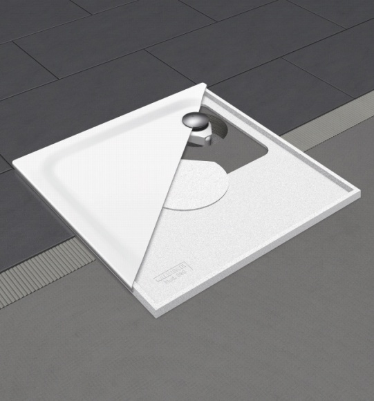 Nowy, kompletny system montażowy do brodzika Superplan Dom, LIFESTYLE - Superplan z obniżonym nośnikiem styropianowym gwarantuje łatwy montaż oraz dużą swobodę aranżacji przestrzeni prysznicowej