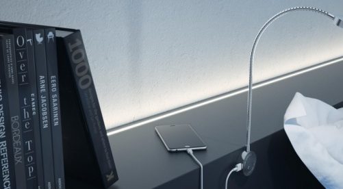 Inteligentne światło w sypialni. Samo zaświeci i naładuje telefon