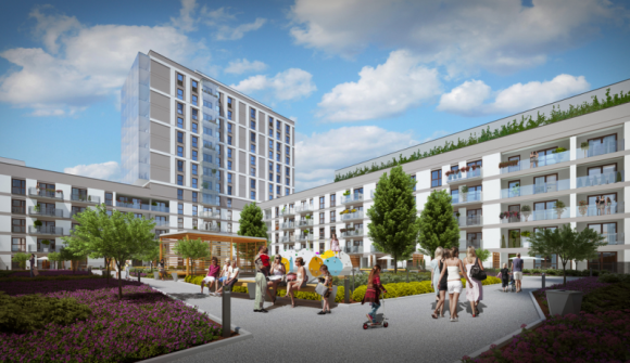 Wiecha na Rondzie Wiatraczna Dom, LIFESTYLE - Inwestor Dantex oraz generalny wykonawca projektu Rondo Wiatraczna – firma UNIBEP, zawiesiły wiechę na wielofunkcyjnym kompleksie, powstającym na warszawskim Grochowie.