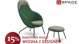Umebluj swoje biuro na wiosnę… jeszcze taniej Dom, LIFESTYLE - Ruszyła wiosenna promocja na cały asortyment mebli i produktów wyposażenia biur oraz przestrzeni publicznych z oferty Everspace. Każdy z klientów otrzyma 15% rabatu podczas zamówień do końca kwietnia 2017 r. Wystarczy podczas zakupów podać hasło: WIOSNA Z DESIGNEM.