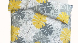 Bonus i Mixture - nowe wzory Andropolu Dom, LIFESTYLE - Liście i pióra w finezyjnych formach, ale też wzory geometryczne – takie są najnowsze kolekcje pościeli białostockich projektantek Andropolu.