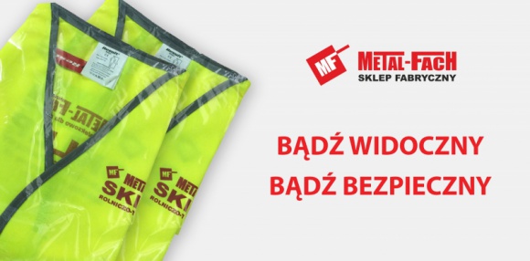 „Bądź widoczny – bądź bezpieczny”. Akcja sklepu Metal-Fach Rolnictwo, BIZNES - Kamizelki odblaskowe ułatwiające zachowanie bezpieczeństwa na drodze trafiły do kilkunastu podlaskich szkół.
