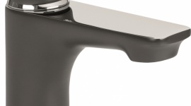 Bateria umywalkowa Dokos grafit/chrom firmy Invena Dom, LIFESTYLE - Armatura w ciemnych, głębokich kolorach to wciąż niecodzienny widok w łazienkach. Tymczasem detale w odcieniach czerni lub szarości to prosty i niezawodny sposób na wprowadzenie do wnętrza niewymuszonej elegancji i nuty oryginalności.