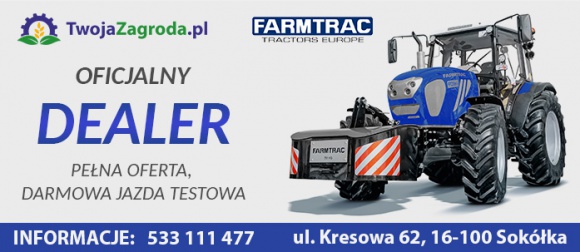 Sklep TwojaZagroda.pl oficjalnym dealerem Farmtrac