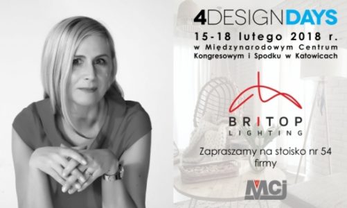 Marka oświetleniowa BRITOP Lighting zaprasza na III edycję 4Design Days