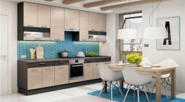 Czas na kolor w kuchni Dom, LIFESTYLE - Najnowsze aranżacje znacznie odbiegają od wizerunku kuchni, do jakiego zdążyliśmy się przyzwyczaić, a to za sprawą odważnych kolorów i wyrazistych printów roślinnych - niezwykle modnych w tym sezonie. W kuchni nastał czas kolorów.