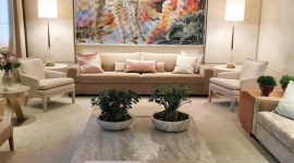 Perla Santana – perła wśród kwarcytu w ofercie Interstone Dom, LIFESTYLE - Subtelna gra beży, bieli i szarości zamknięta w wyjątkowo trwałym materiale. Tak prezentuje się nowy kamień w ofercie marki Interstone – Perla Santana, czyli kwarcyt wydobywany w słonecznej Brazylii, w nadmorskim stanie Ceara.