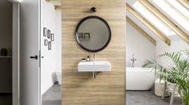 Ściana z motywem drewna. Powrót w wielkim stylu Dom, LIFESTYLE - System ścienny KERRADECO od VOX jest doskonałą alternatywą dla drewna. Odwzorowuje jego rysunek i fakturę, a dodatkowo jest łatwy w montażu i – przede wszystkim – w codziennym utrzymaniu.