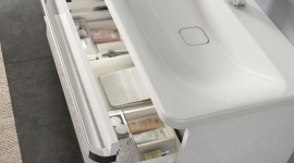 Funkcjonalne meble łazienkowe Dom, LIFESTYLE - Meble Tonic II Ideal Standard wyposażone są w szereg udogodnień funkcjonalnych i konstrukcyjnych.
