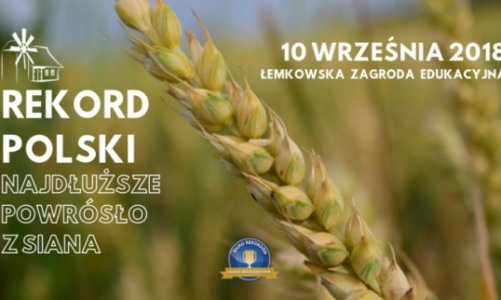 W Łemkowskiej Zagrodzie Edukacyjnej powstanie najdłuższe powrósło z siana