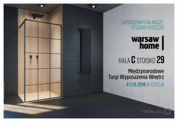 Jak zaaranżować strefę prysznicową? Spotkanie z ekspertem na targach Warsaw Home Dom, LIFESTYLE - Zastanawiasz się jak zaaranżować przestrzeń prysznicową? A może nie wiesz, co wybrać – prysznic czy wannę? Odpowiedzi na nurtujące Cię pytania związane z rozplanowaniem strefy kąpielowej znajdziesz podczas bezpłatnych spotkań z ekspertami Radaway na targach Warsaw Home.