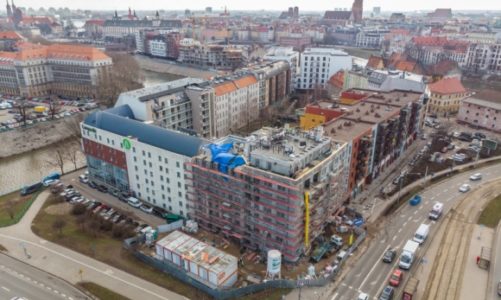 Wszystkie piętra już są. Czas na taras na dachu Jagiełły 6