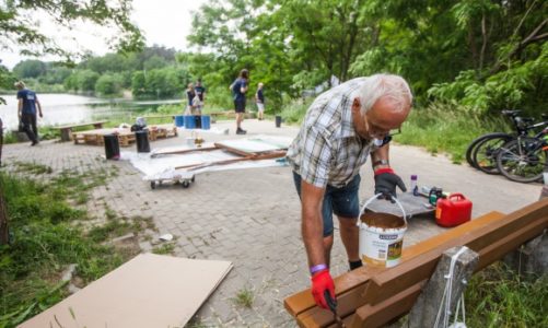 Pracownicy Wyborowa Pernod Ricard zrewitalizowali okolice jeziora Cegielnia!