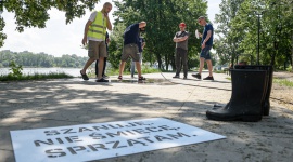 Ciesz się Wisłą! Posprzątaj po sobie! BIZNES, Ochrona środowiska - Popularne przestrzenie nad Wisłą inspirują do działań w duchu zero waste