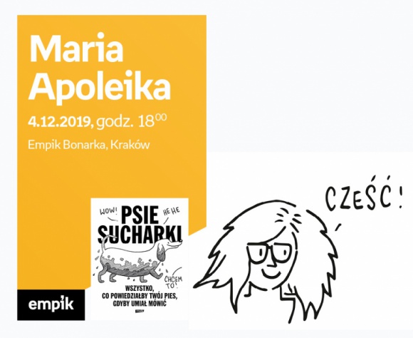 Maria Apoleika | Empik Bonarka Zwierzęta, LIFESTYLE - Maria Apoleika w Empik Bonarka