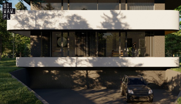 Dom CPN Dom, LIFESTYLE - Przed architektami z pracowni 81.WAW.PL postawiono wyzwanie stworzenia domu, który będzie miał unikatową formę, ciekawą bryłę i będzie chronił prywatność, a jednocześnie wpisze się w historię działki.