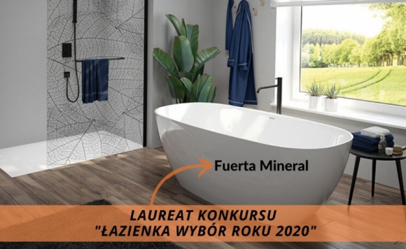 Fuerta Mineral z nagrodą główną w konkursie Łazienka Wybór Roku 2020 Dom, LIFESTYLE - Znane są już wyniki konkursu Łazienka – Wybór Roku 2020. Kolejny raz doceniony został produkt SANPLAST SA. Tym razem wanna Fuerta Mineral zdobyła nagrodę główną w kategorii: Wanny
