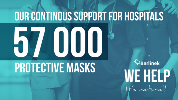 Pomagamy – to naturalne! Barlinek przekazał kolejne 57 tysięcy masek szpitalom Dom, LIFESTYLE - Pandemia COVID-19 wciąż trwa i nie odpuszcza, a firma Barlinek zgodnie ze wcześniejszymi zapowiedziami nie ustaje w pomocy dla szpitali.
