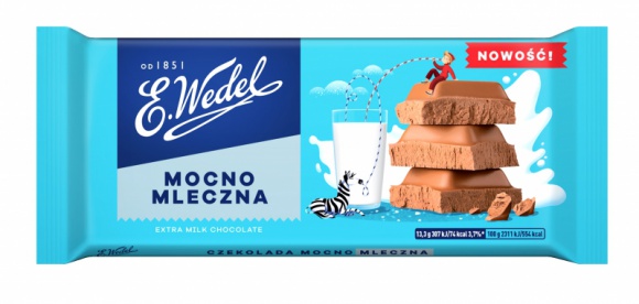 Mocno Mleczna przyjemności smaku! Dom, LIFESTYLE - Kontynuując wedlowską tradycję czekoladnictwa, E.Wedel wypuszcza na rynek nową czekoladę Mocno Mleczną. Charakteryzuje się ona gładką i delikatną konsystencją, która przyjemnie rozpływa się w ustach.