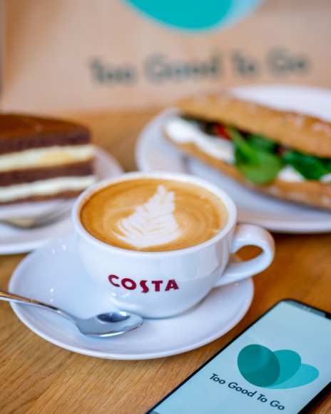 Costa Coffee podsumowuje kolejny miesiąc współpracy z Too Good To Go