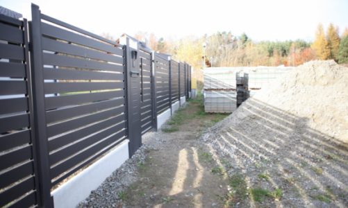 Solidny fundament pod ogrodzenie
